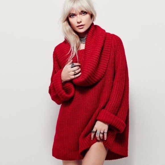 Plush Oversized Sweater TOP Extreme Cowlneck Ivory - Picture 4 of 7